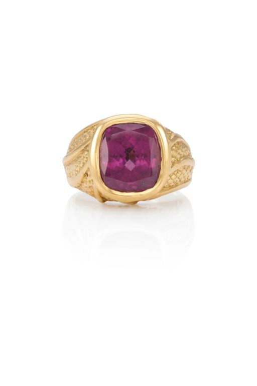 18k Yellow Gold Tourmaline Ring