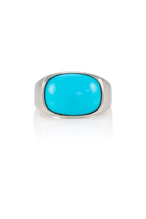 14k Gold Turquoise Ring