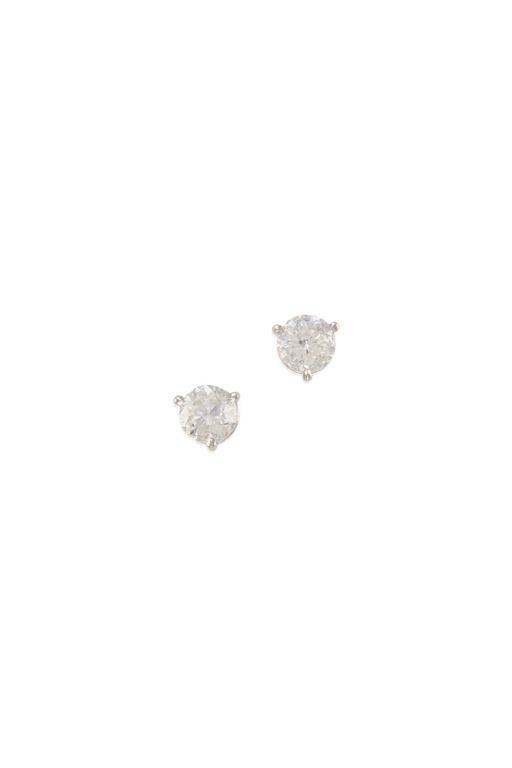 Pair of 14k Gold Diamond Earrings