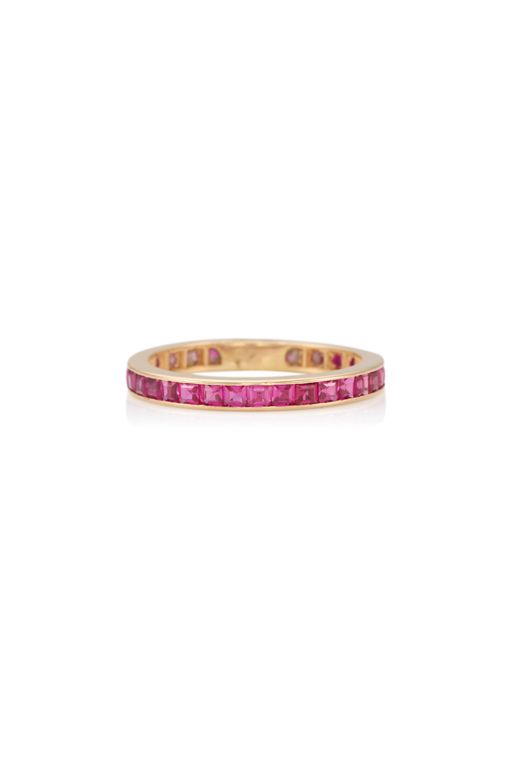 14k Yellow Gold Ruby Ring