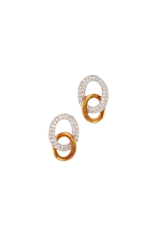 18k Gold Diamond Earrings
