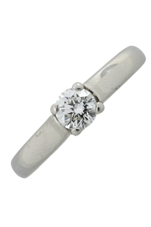 Platinum Diamond Solitaire Ring