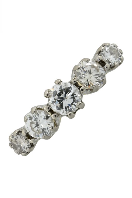 18k Yellow and White Gold Diamond Ring