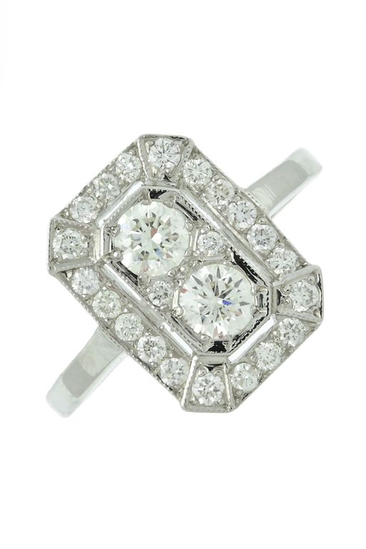 Platinum Diamond Dress Ring