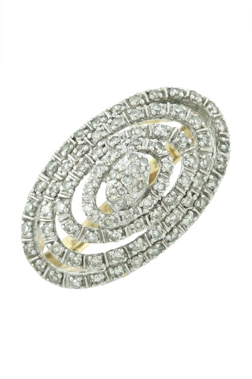 9k Gold Diamond Dress Ring