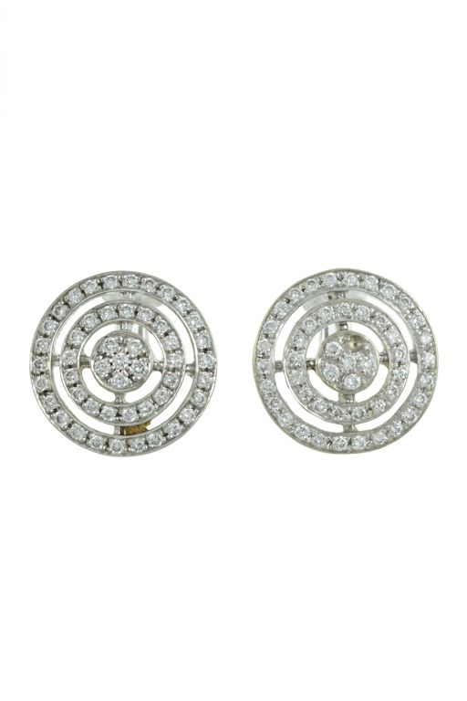 18k Gold Diamond Earrings