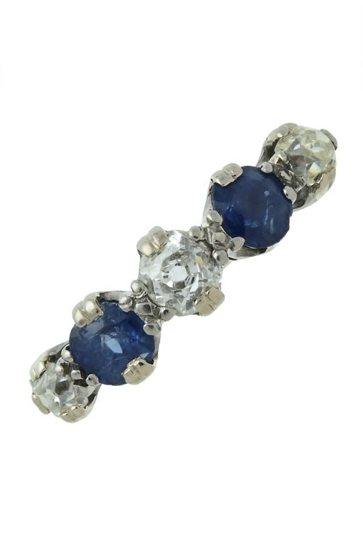Sapphire and Diamond Ring