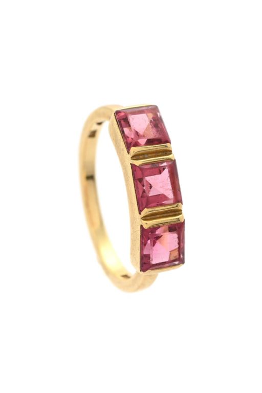 18k Gold Tourmaline Ring