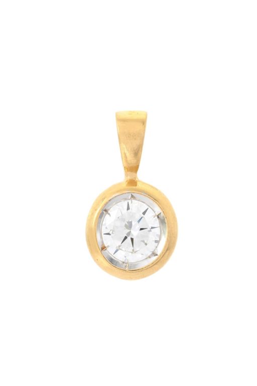 18k Gold Diamond Pendant