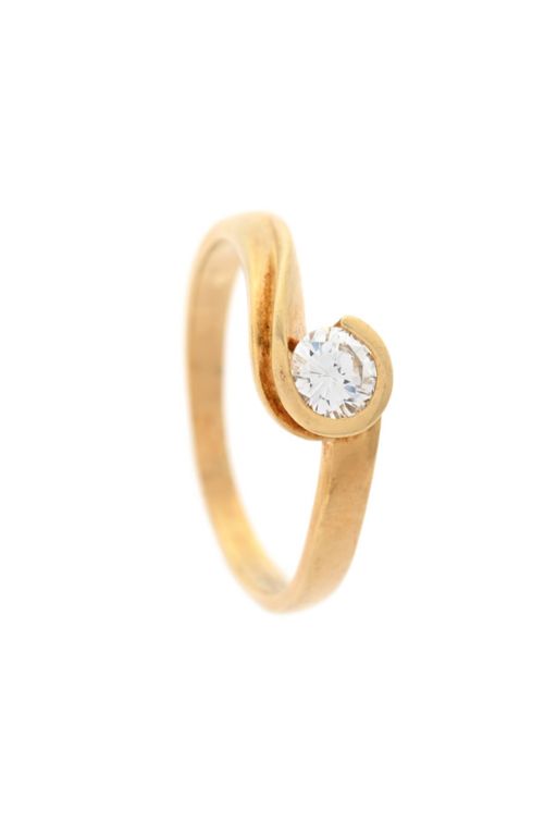 14k Gold Diamond Ring
