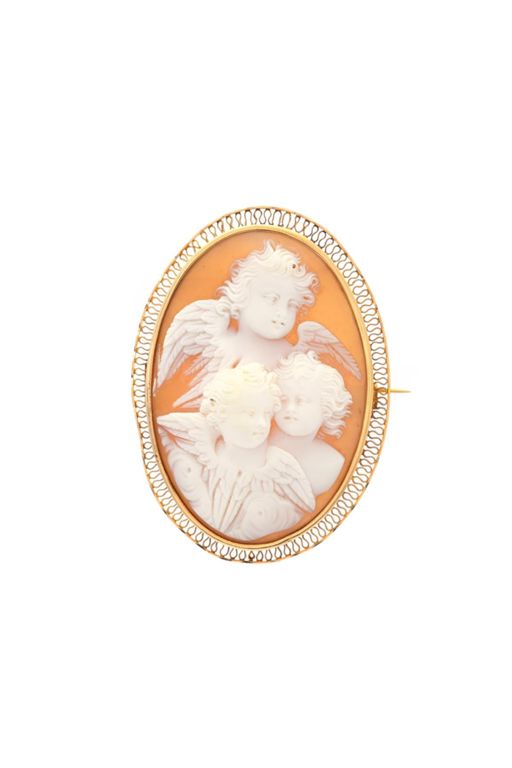 18k Gold Brooch