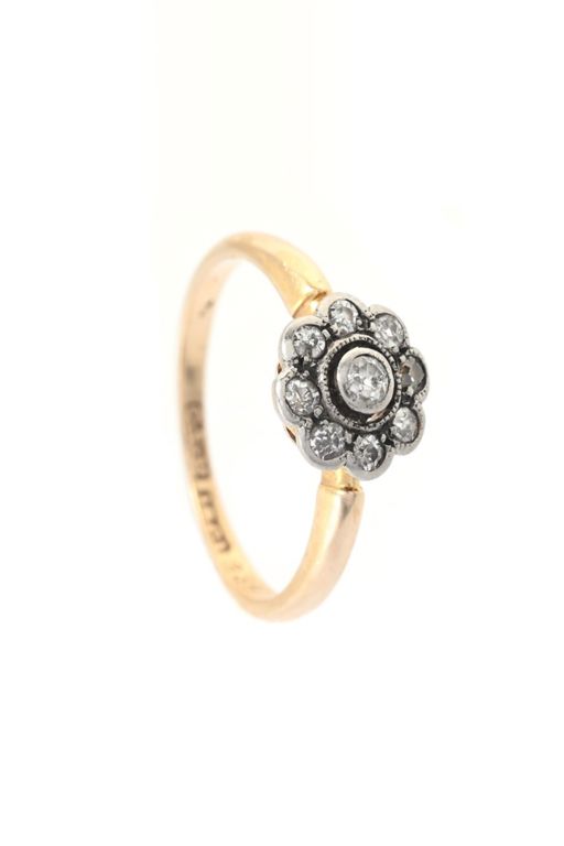 18k Gold Diamond Ring