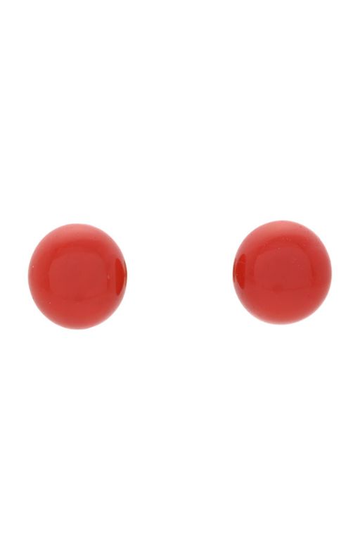 18k Gold Coral Earrings
