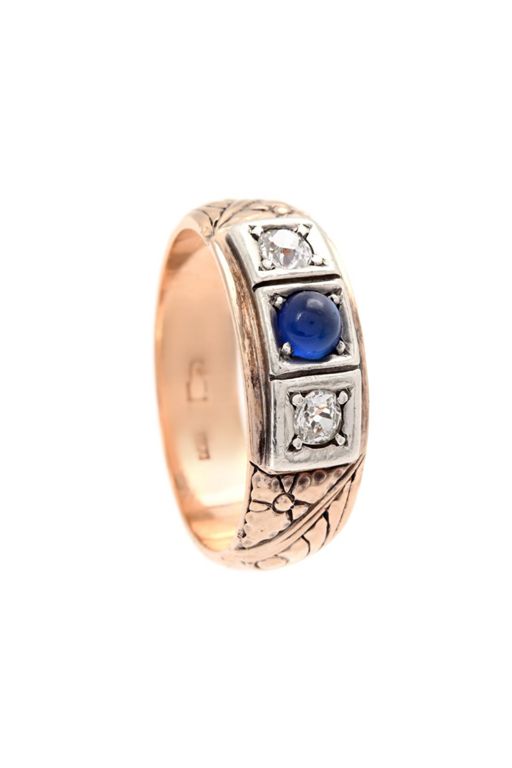 Sapphire and Diamond Ring