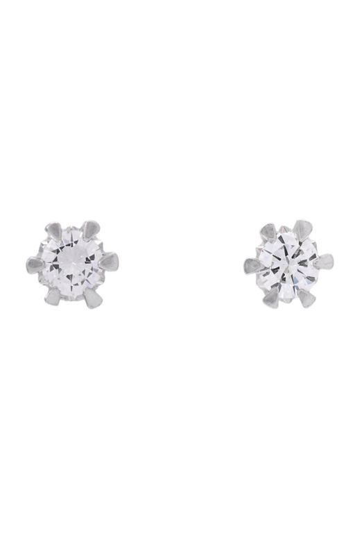 Pair of 18k Gold Diamond Earrings