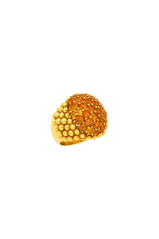 18k Gold Citrine Ring