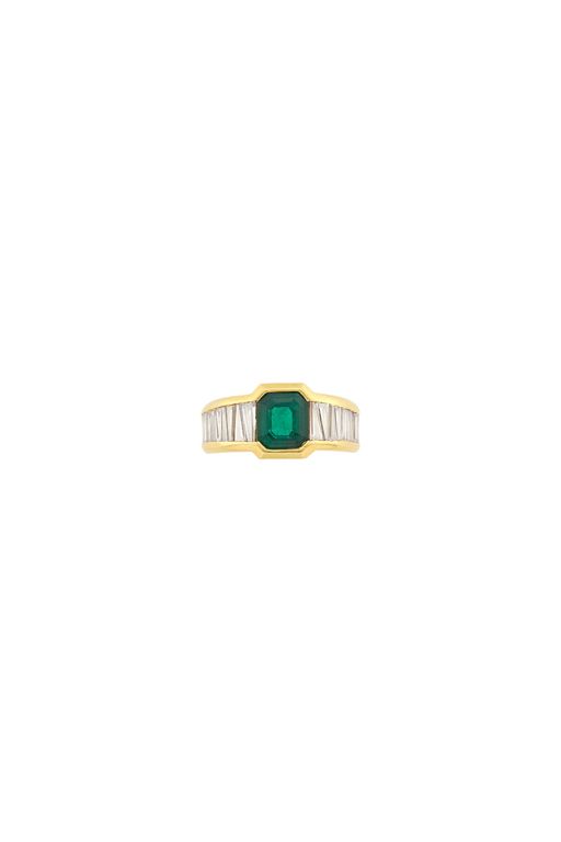 Gold Emerald Ring