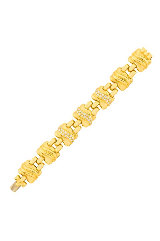 18k Gold Diamond Bracelet