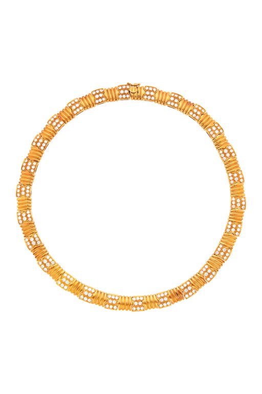 Gold Diamond Necklace