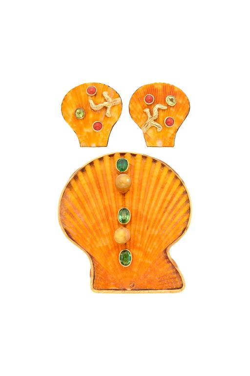 Gold Multi-Gem Jewelry Set