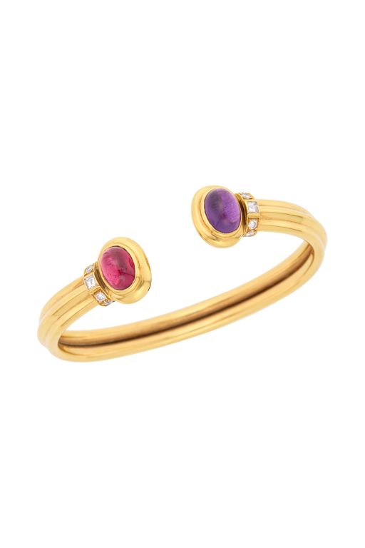 18k Gold Multi-Gem Bracelet