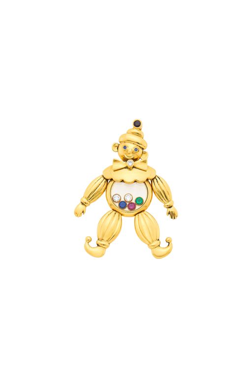 18k Gold Multi-Gem Pendant