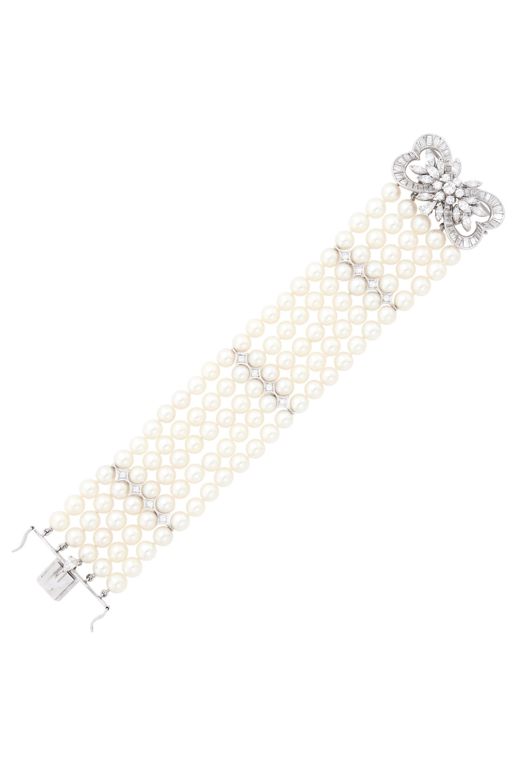 Platinum Pearl Bracelet