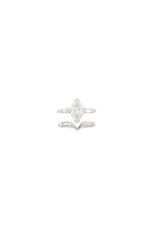 Two Platinum Diamond Rings