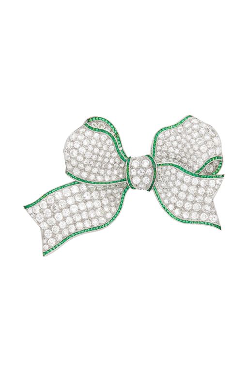 Platinum Diamond Brooch