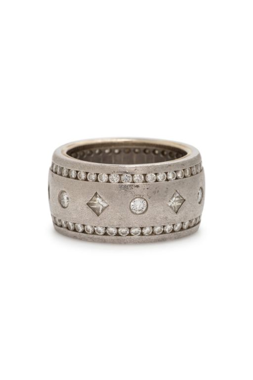 Platinum Diamond Band Ring