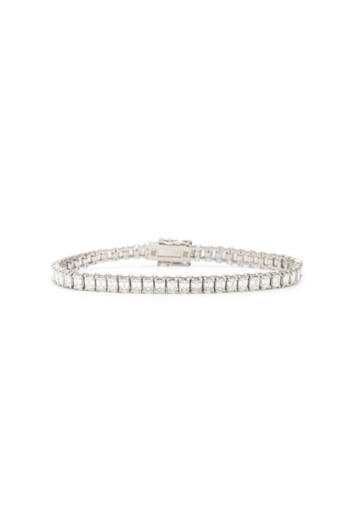 Platinum Diamond Line Bracelet