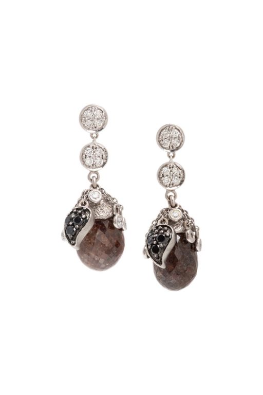 20k White Gold Diamond Earrings