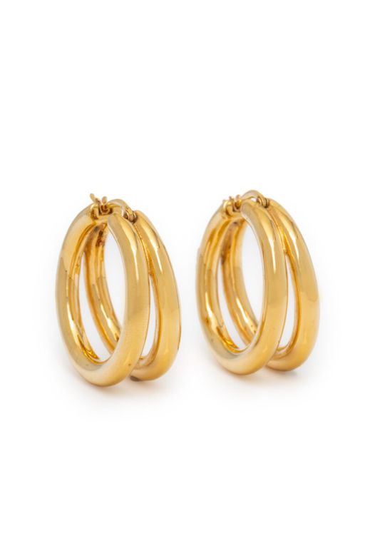 18k Yellow Gold Hoop Earrings