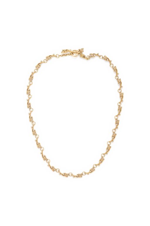 20k Yellow Gold Diamond Necklace
