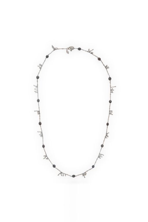High Karat White Gold Diamond Necklace