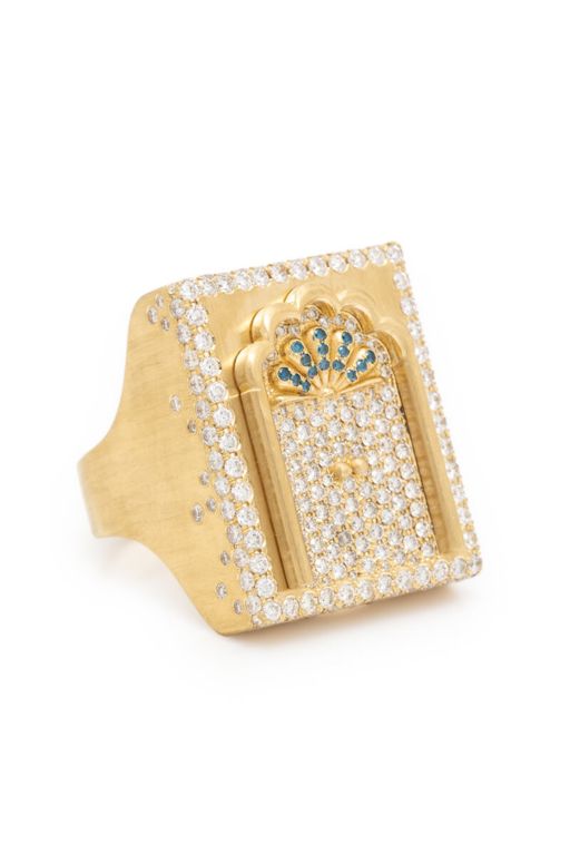 18k Yellow Gold Diamond Ring