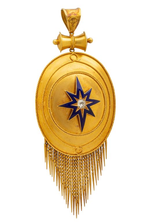 18k Gold Diamond Pendant