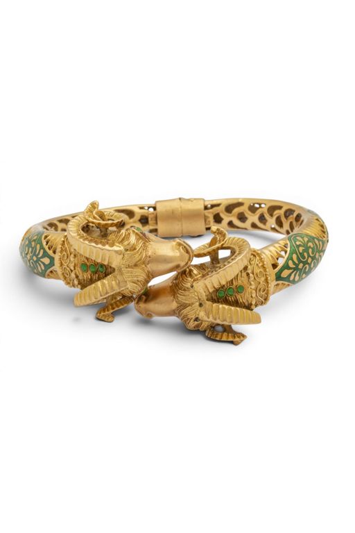 18k Gold Turquoise Bracelet