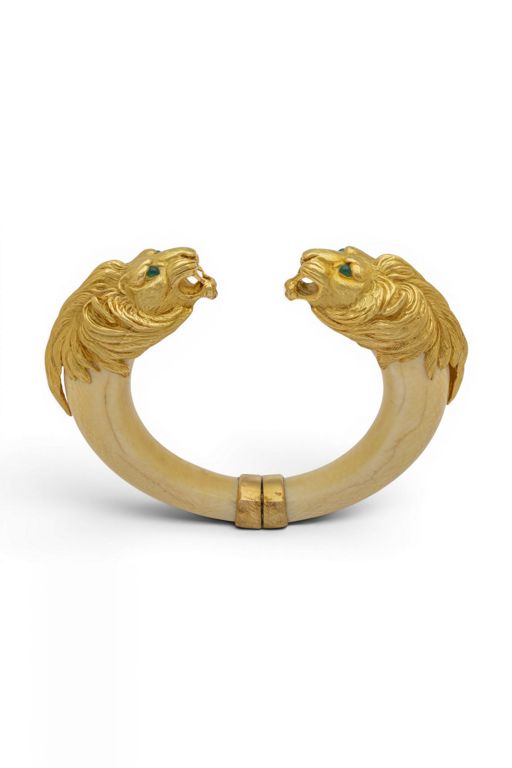 Gold and Bone Bracelet