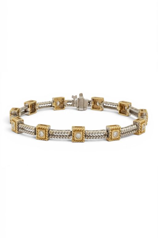 14k Gold Diamond Bracelet