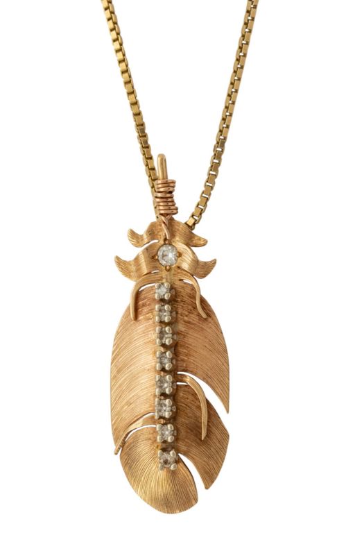 14k Gold Diamond Pendant Necklace