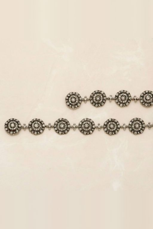 Gold-Plated Silver Diamond Necklace