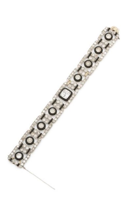 18k Gold and Platinum Diamond Bracelet