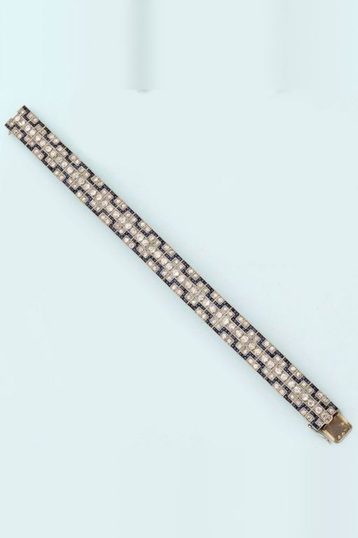 18k Gold and Platinum Diamond Bracelet