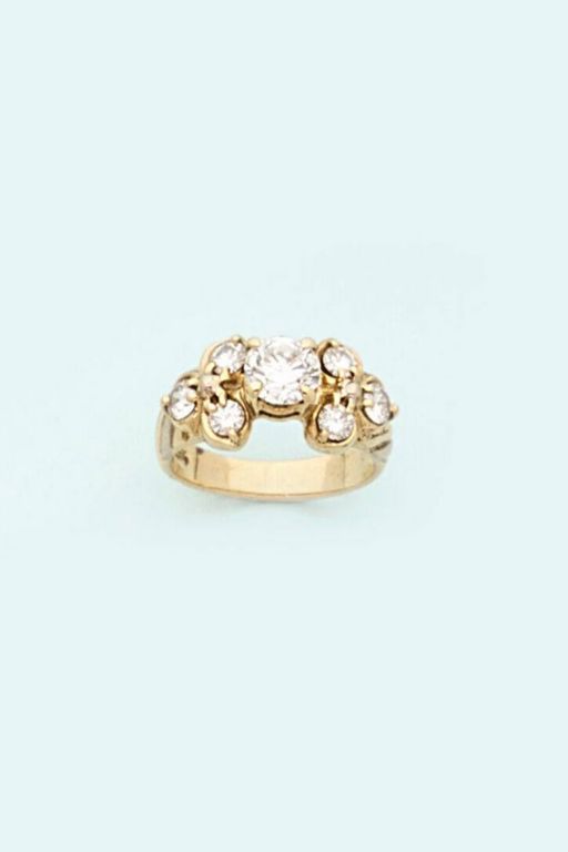 14k Gold Diamond Ring