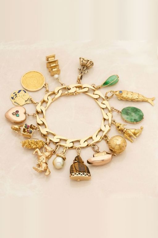 18k Gold Multi-Gem Bracelet