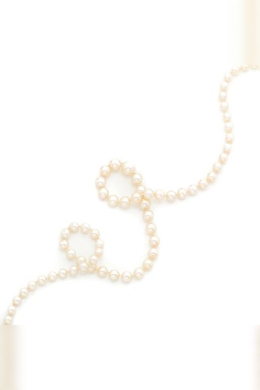 18k Gold Pearl and Diamond Necklace