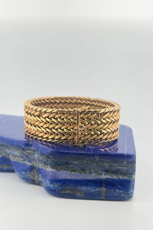 18k Gold Ribbon Bracelet