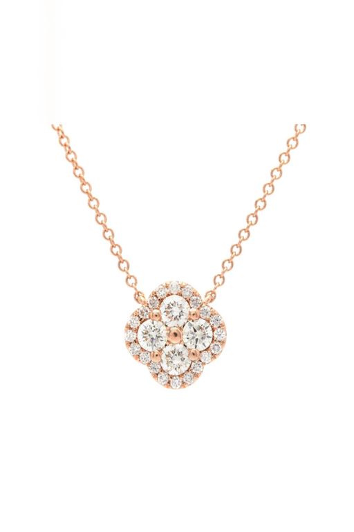 18k Gold Diamond Pendant Necklace