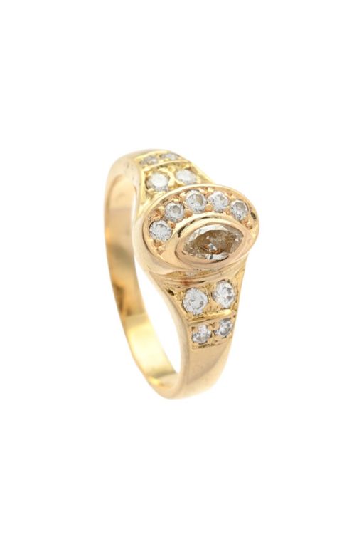 18k Gold Diamond Ring